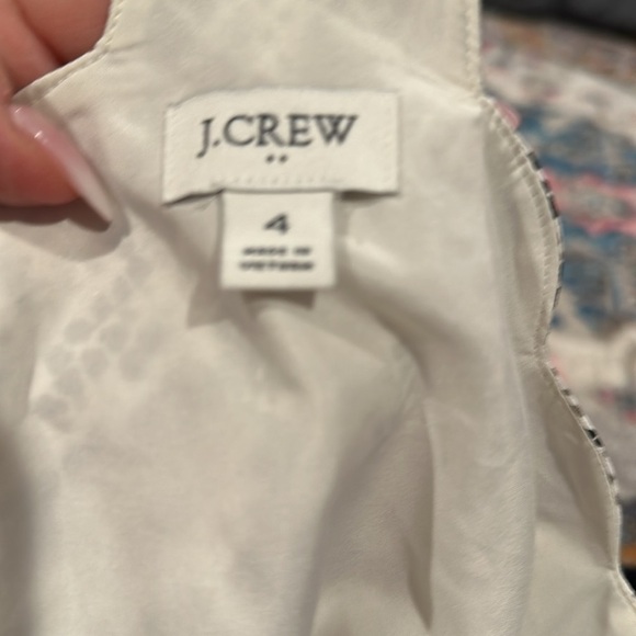 🔵 SALE 3/$25 JCREW SWIFTY SNAKESKIN PRINT ADJUSTABLE STRAP TANK TOP SHIRT 4 - Picture 3 of 8